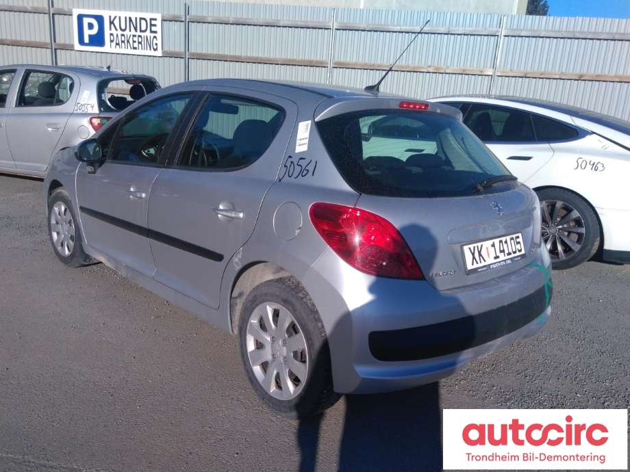Peugeot 207 2006-2012 , Motorkode: KFU, Girkassekode: 5 TRINNS MANUELL