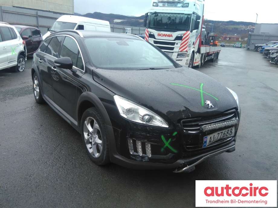 Peugeot 508 2011-2014 (Type I, Fase 1) , Motorkode: RHC, Girkassekode: 2231 S7