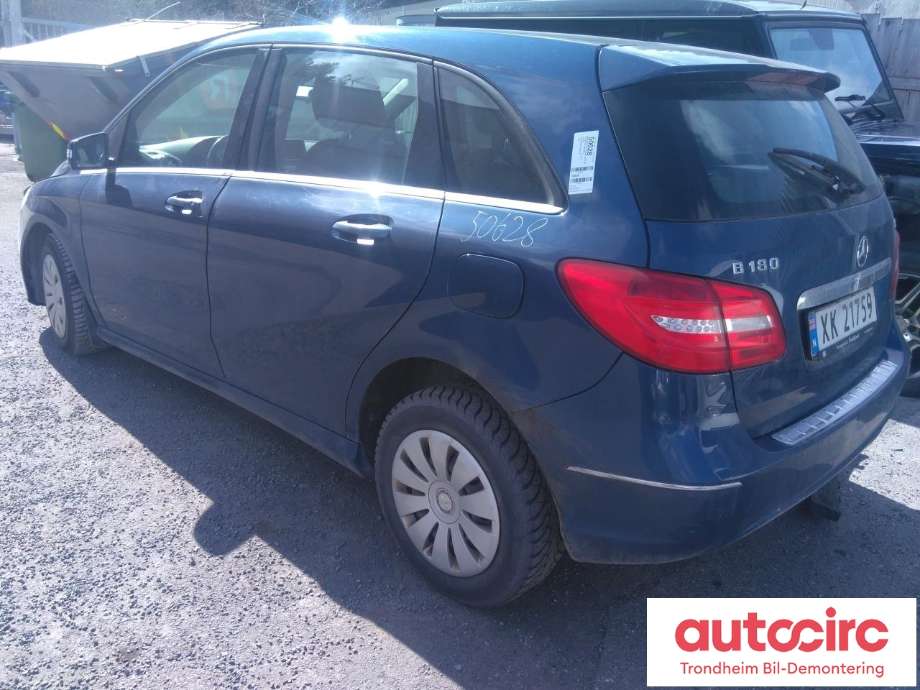 Mercedes B-Klasse 2011-2018 (W246) (W246), Motorkode: 651901, Girkassekode: 