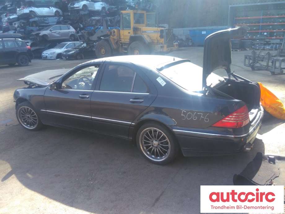 Mercedes S-Klasse 1999-2005 (W220) (W220), Motorkode: M113.960, Girkassekode: 