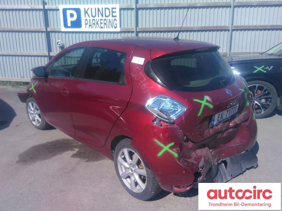 Renault Zoe 2013-2019 (Fase 1) , Motorkode: 5AQ 60, Girkassekode: RAO 001 C073842