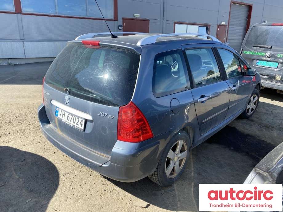 Peugeot 307 2005-2008 (Fase 2) , Motorkode: 9HX, Girkassekode:
