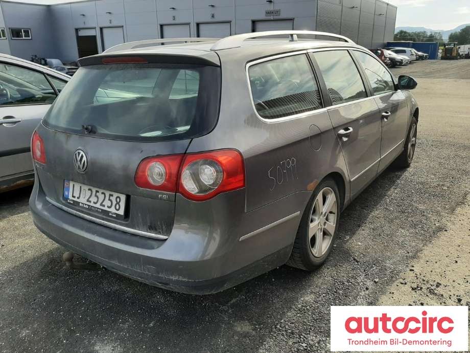 VW Passat 2005-2010 (B6) (B6), Motorkode: BLF, Girkassekode: JJY