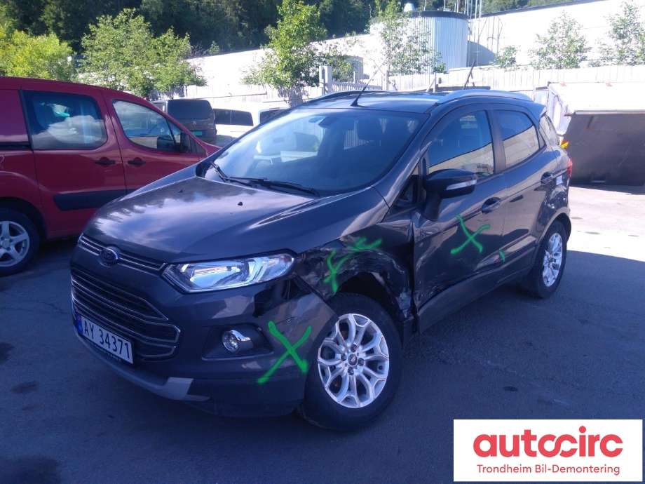 Ford Ecosport 2016-->> , Motorkode: UEJE, Girkassekode: 6 TRINNS DPS6