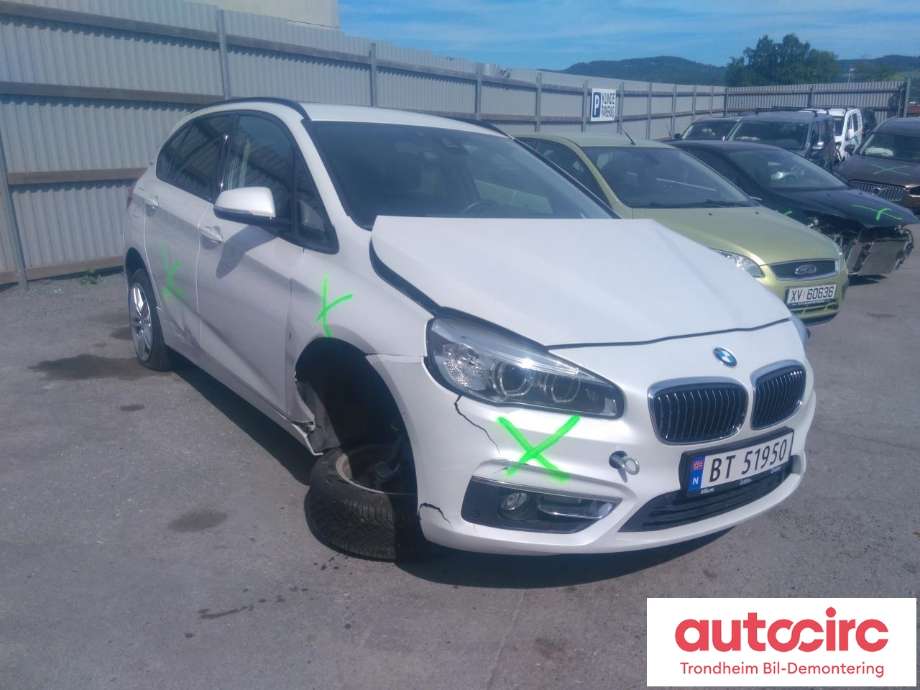 BMW 2-Serie, Active/Gran Tourer 2014-->> (F45/F46) (F45/F46), Motorkode: B38-A15A, Girkassekode: GA6F21AW