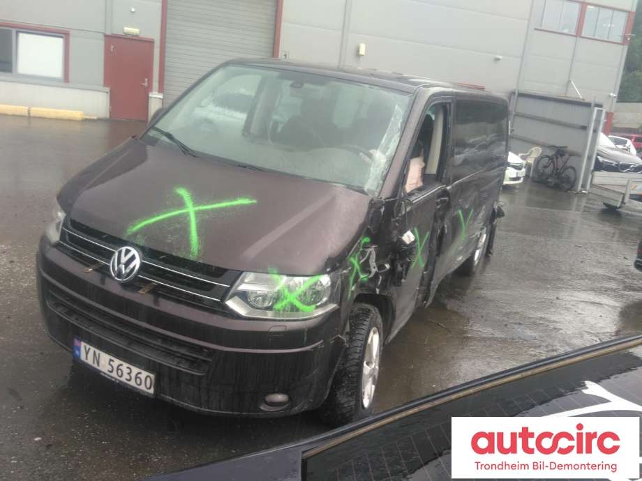 VW Transporter / Caravelle 2009-2015 (Fase 2) (T5) (T5), Motorkode: CAAB, Girkassekode: LRS