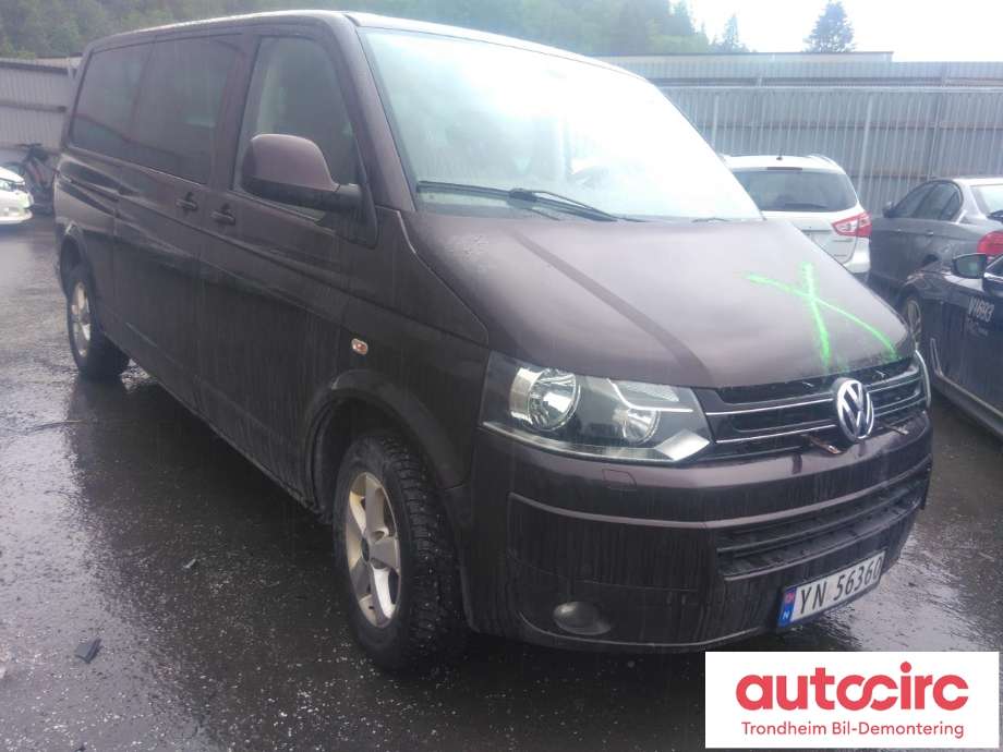 VW Transporter / Caravelle 2009-2015 (Fase 2) (T5) (T5), Motorkode: CAAB, Girkassekode: LRS