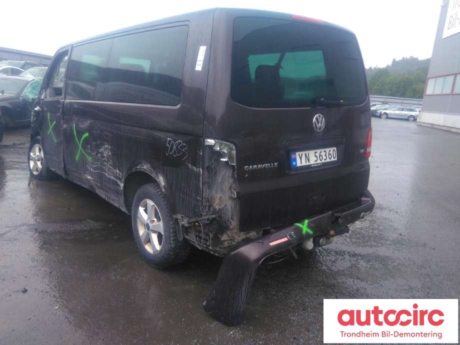 VW Transporter / Caravelle 2009-2015 (Fase 2) (T5) (T5), Motorkode: CAAB, Girkassekode: LRS