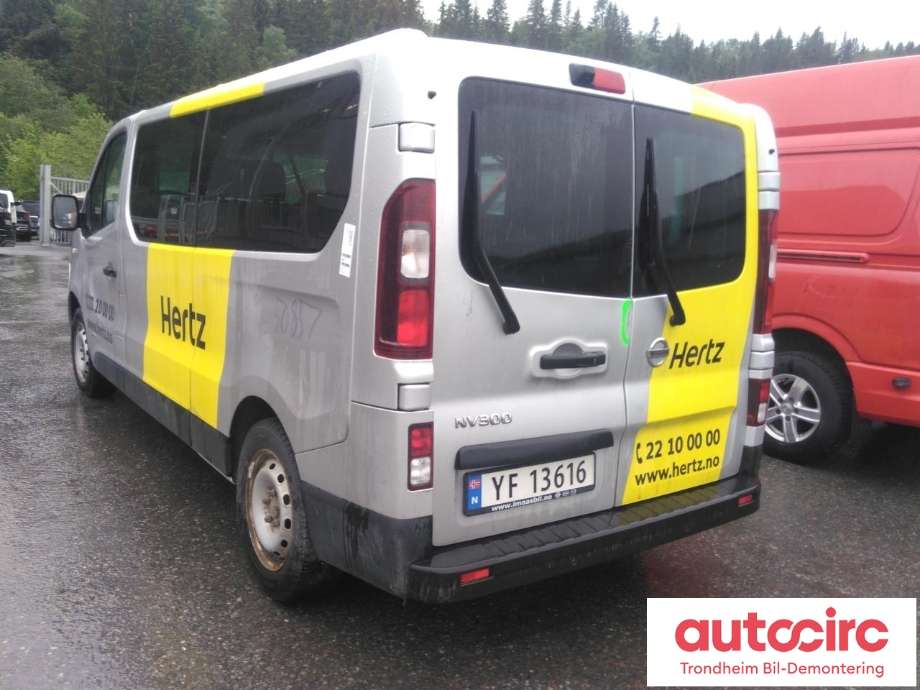 Nissan NV300 2016-->> , Motorkode: R9M D4, Girkassekode: 
