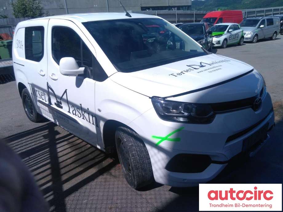 Toyota Proace City 2020-->> , Motorkode: DV5RD, Girkassekode: 