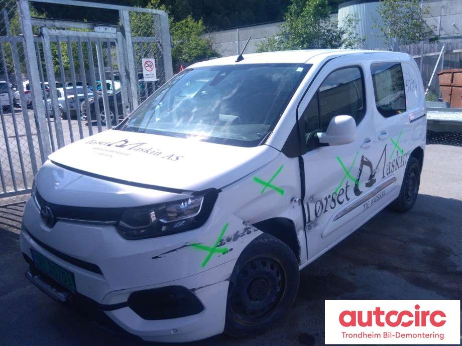 Toyota Proace City 2020-->> , Motorkode: DV5RD, Girkassekode: 