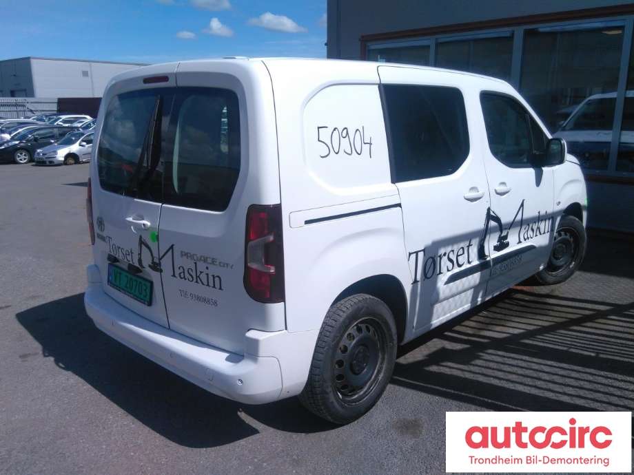 Toyota Proace City 2020-->> , Motorkode: DV5RD, Girkassekode: 