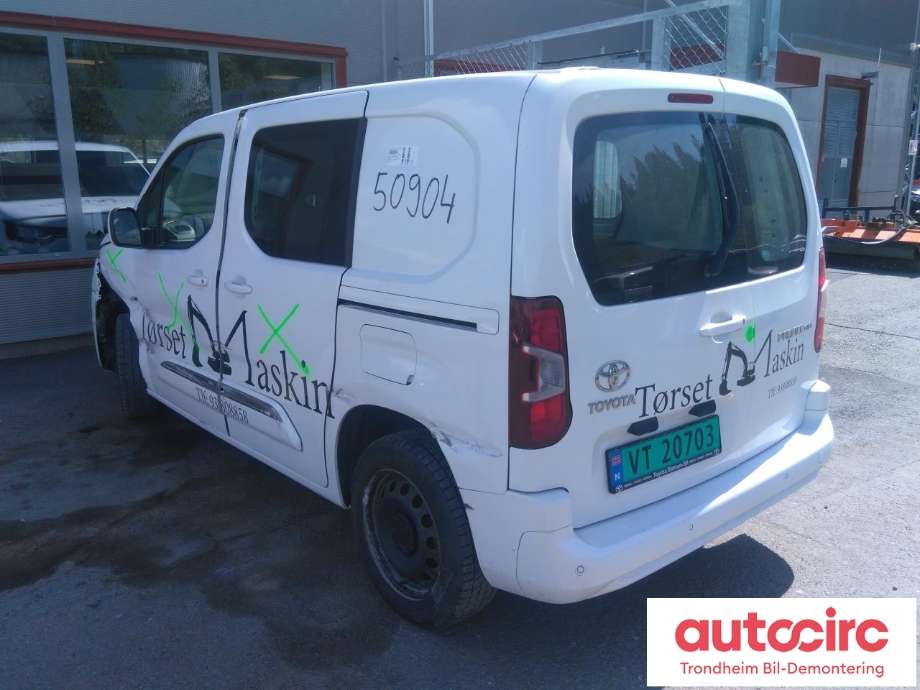 Toyota Proace City 2020-->> , Motorkode: DV5RD, Girkassekode: 
