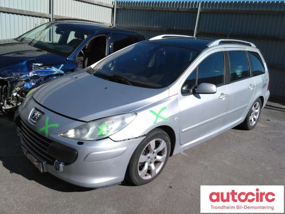 Peugeot 307 2005-2008 (Fase 2) , Motorkode: 9HX, Girkassekode: 2223 RK