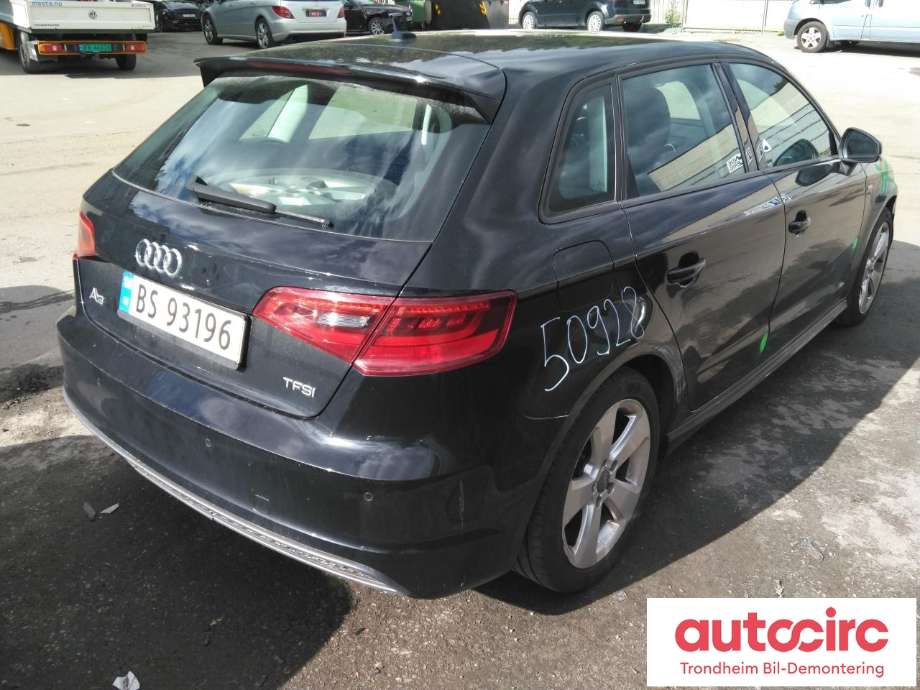 Audi A3 2012-2016 (Type III, Fase 1) , Motorkode: CJZA, Girkassekode: PYT