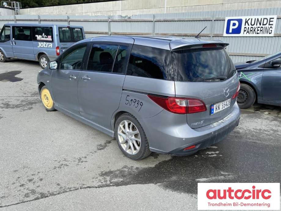Mazda 5 2011-2015 (Type II) , Motorkode: Y6, Girkassekode: B602-17-01XC