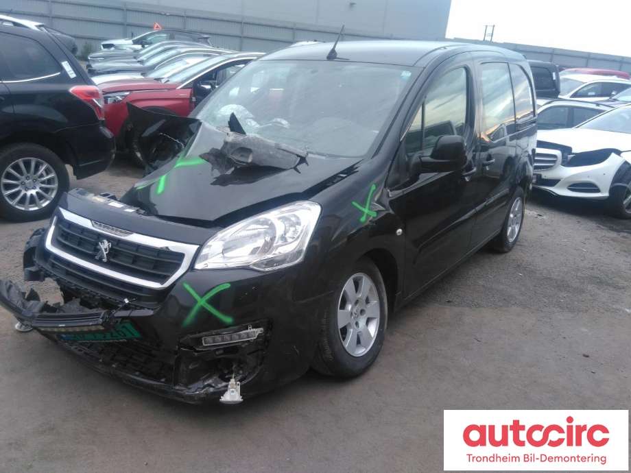 Peugeot Partner 2015-2019 (Type II, Fase 2) , Motorkode: BHY, Girkassekode: 16 122 418 80