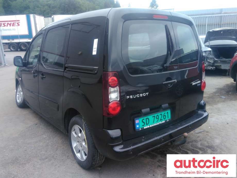 Peugeot Partner 2015-2019 (Type II, Fase 2) , Motorkode: BHY, Girkassekode: 16 122 418 80