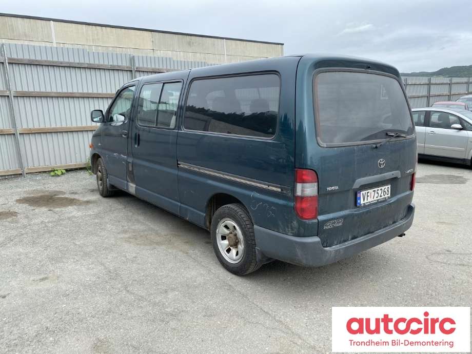 Toyota Hiace 2001-2006 (Fase 2) , Motorkode: 2KD-FTV, Girkassekode: B04D/R151F