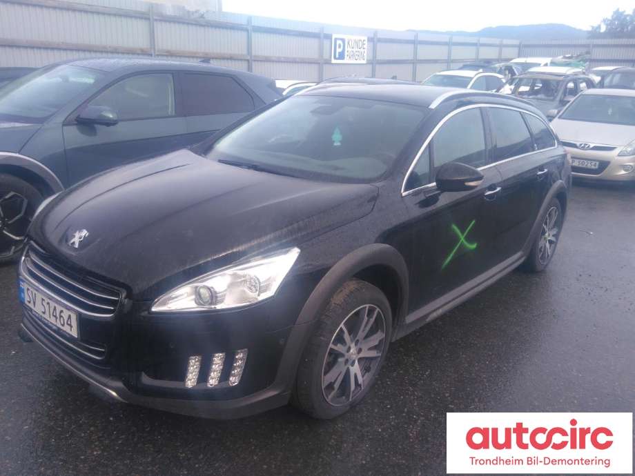 Peugeot 508 2011-2014 (Type I, Fase 1) , Motorkode: RHC, Girkassekode: 2231 S7