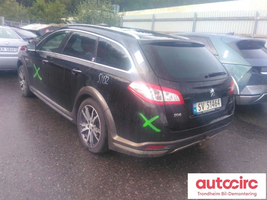Peugeot 508 2011-2014 (Type I, Fase 1) , Motorkode: RHC, Girkassekode: 2231 S7
