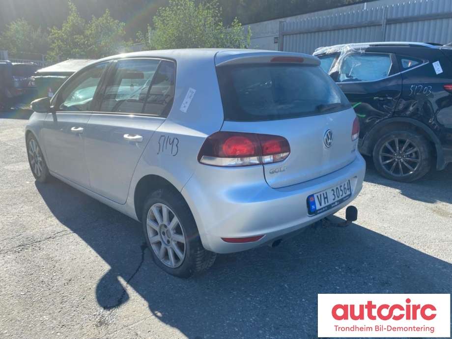 VW Golf VI 2008-2012 , Motorkode: CAYC, Girkassekode: MLP