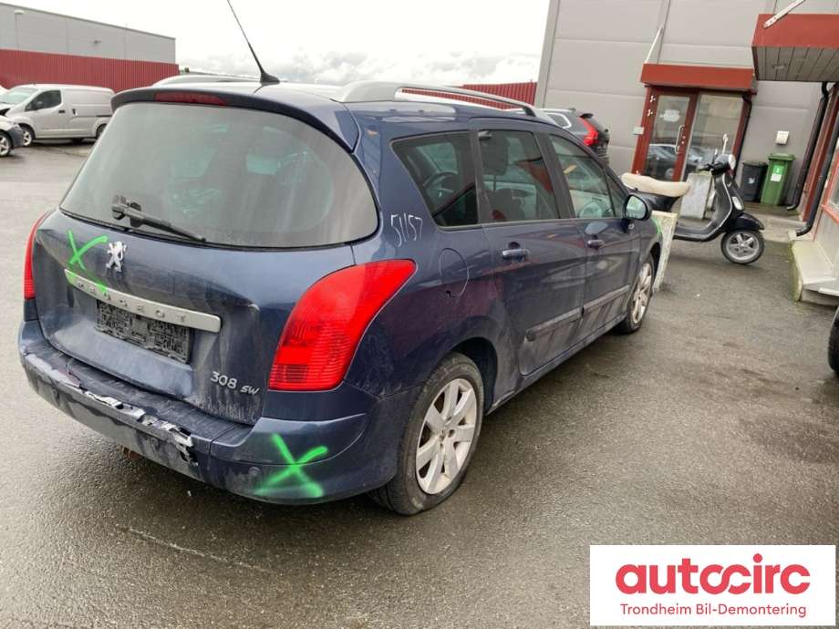 Peugeot 308 2007-2011 (Type I, Fase 1) , Motorkode: 9HZ, Girkassekode: 2231 92