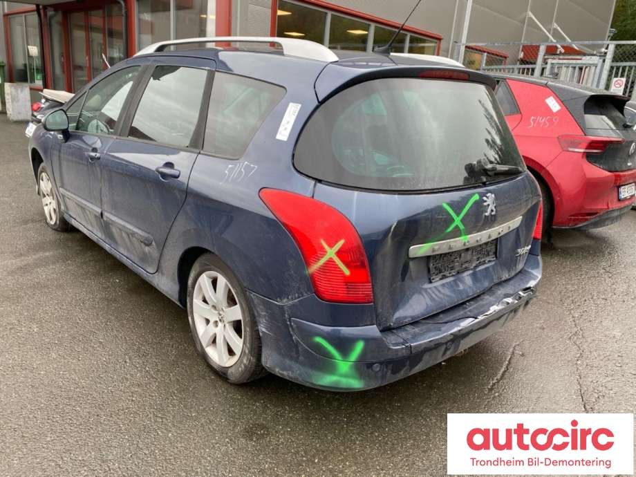 Peugeot 308 2007-2011 (Type I, Fase 1) , Motorkode: 9HZ, Girkassekode: 2231 92
