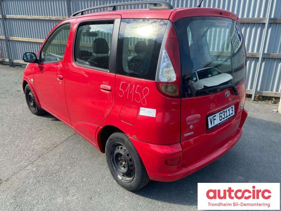 Toyota Yaris Verso 1999-2007 , Motorkode: 2NZ-FE, Girkassekode: 3030052081