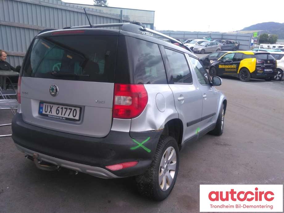 Škoda Yeti 2009-2013 (Fase 1) , Motorkode: CFHF, Girkassekode: NFQ