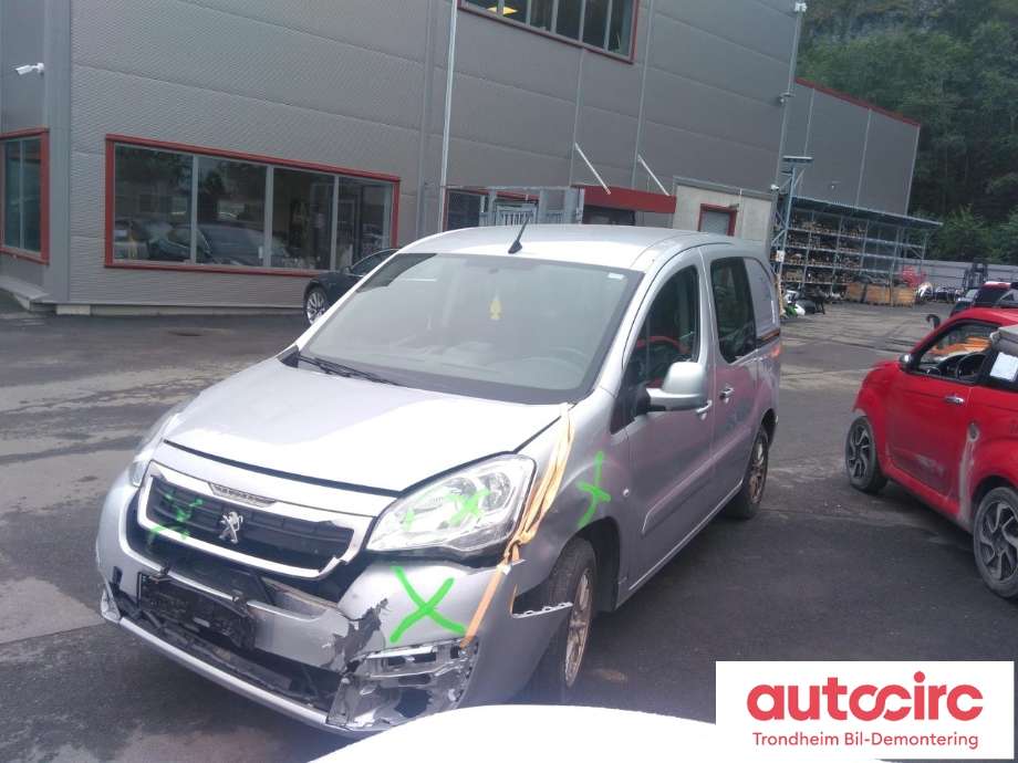Peugeot Partner 2015-2019 (Type II, Fase 2) , Motorkode: BHY, Girkassekode: 16 099 833 80