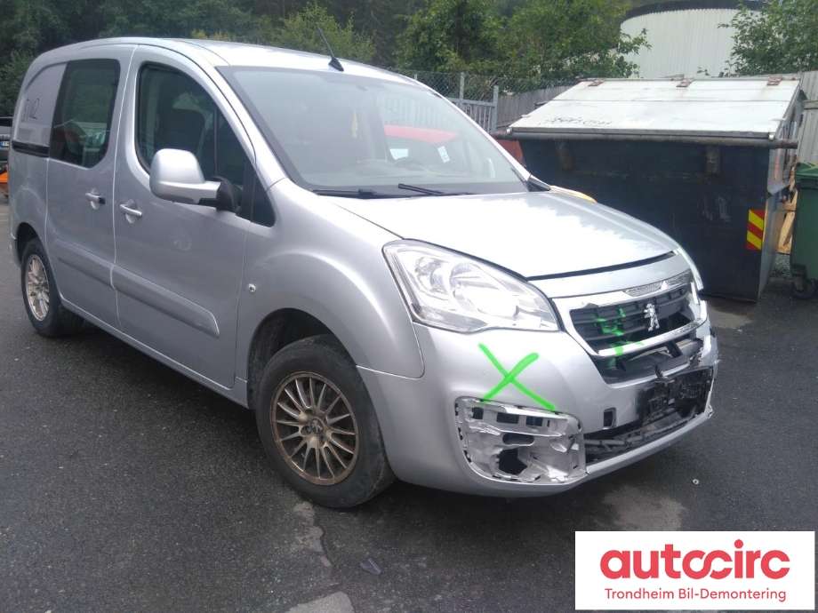 Peugeot Partner 2015-2019 (Type II, Fase 2) , Motorkode: BHY, Girkassekode: 16 099 833 80