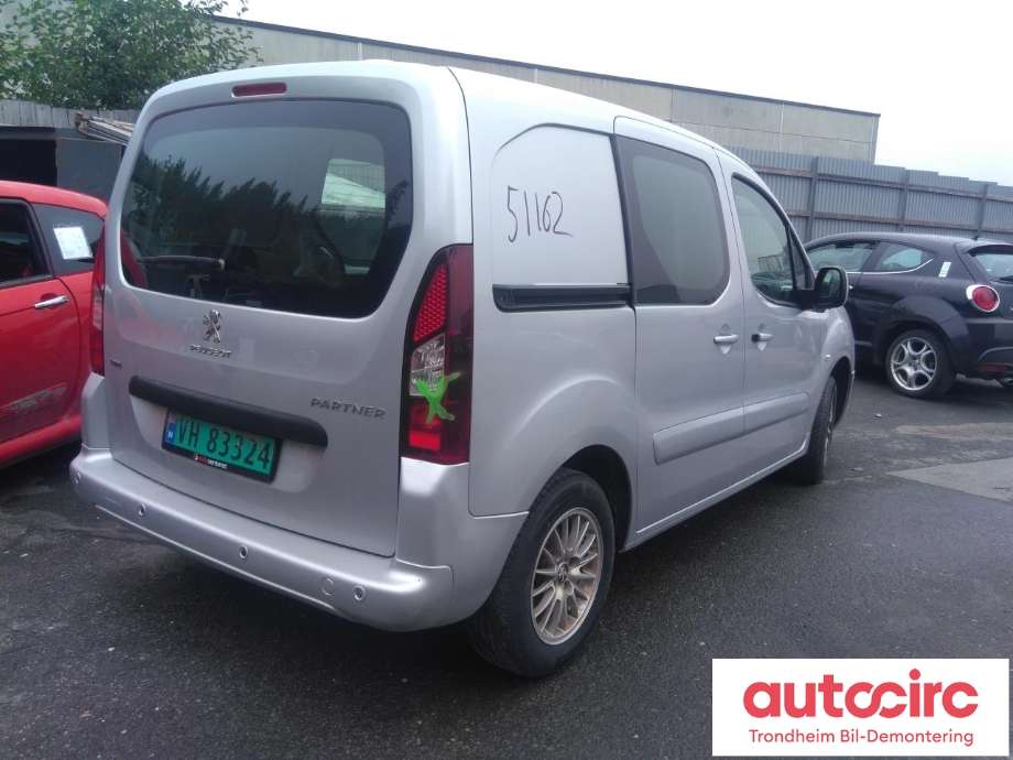 Peugeot Partner 2015-2019 (Type II, Fase 2) , Motorkode: BHY, Girkassekode: 16 099 833 80