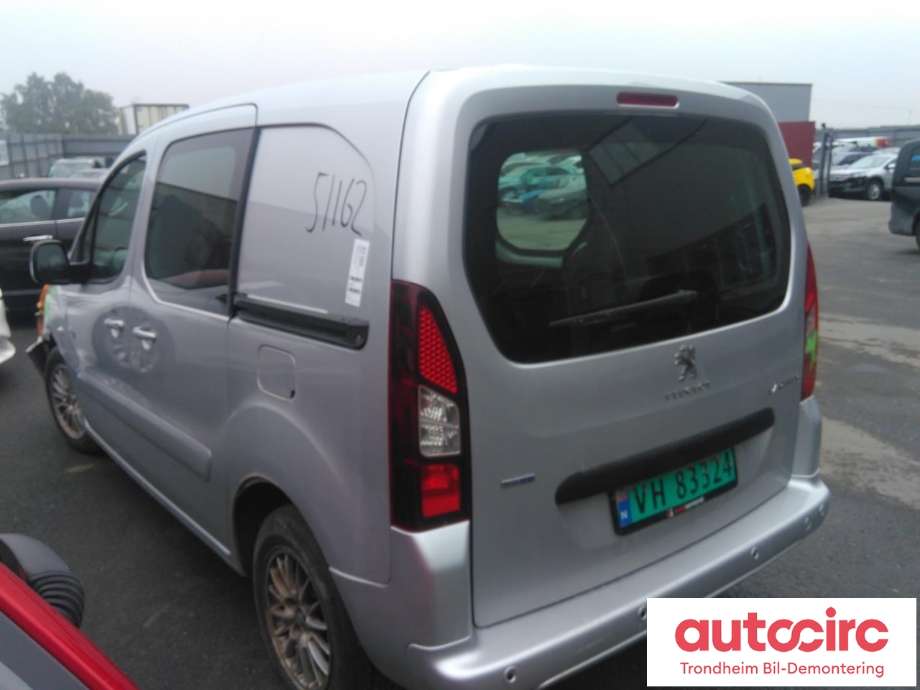 Peugeot Partner 2015-2019 (Type II, Fase 2) , Motorkode: BHY, Girkassekode: 16 099 833 80
