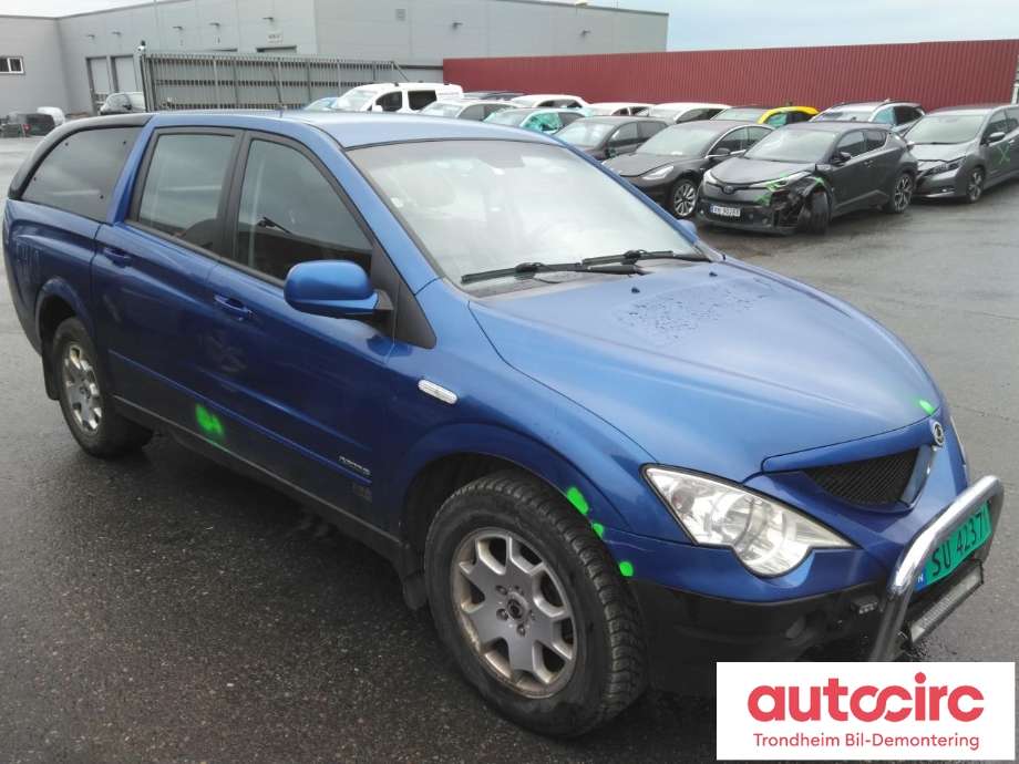 SsangYong Actyon 2007-2013 , Motorkode: D20D-051, Girkassekode: