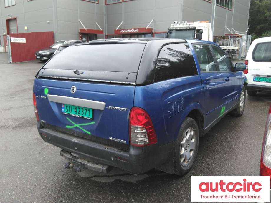 SsangYong Actyon 2007-2013 , Motorkode: D20D-051, Girkassekode: