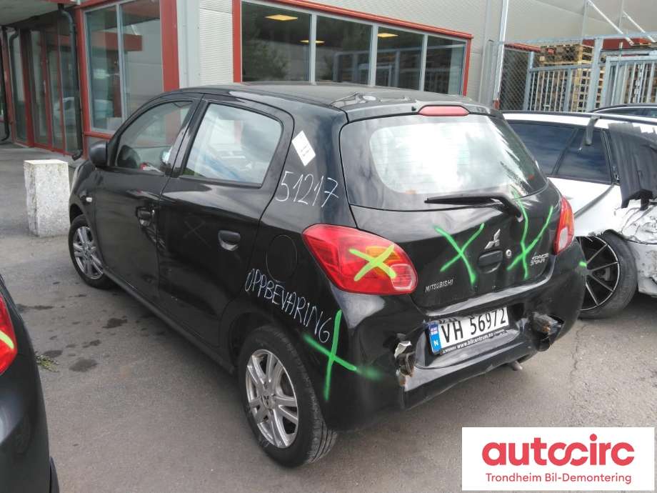 Mitsubishi Space Star 2013-->> (Type II) , Motorkode: 3A90, Girkassekode: F5MBD-1-AAZ