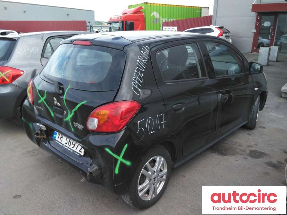 Mitsubishi Space Star 2013-->> (Type II) , Motorkode: 3A90, Girkassekode: F5MBD-1-AAZ