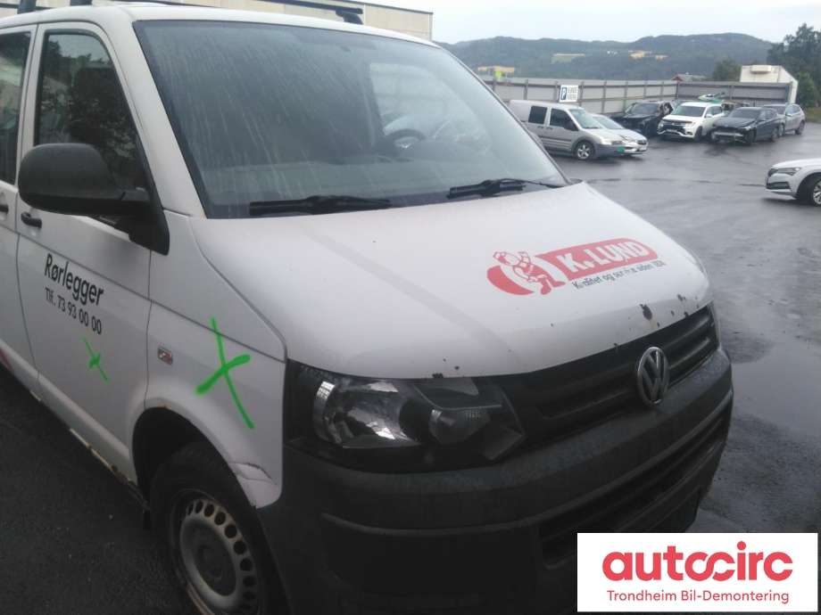 VW Transporter / Caravelle 2009-2015 (Fase 2) (T5) (T5), Motorkode: CAA, Girkassekode: 