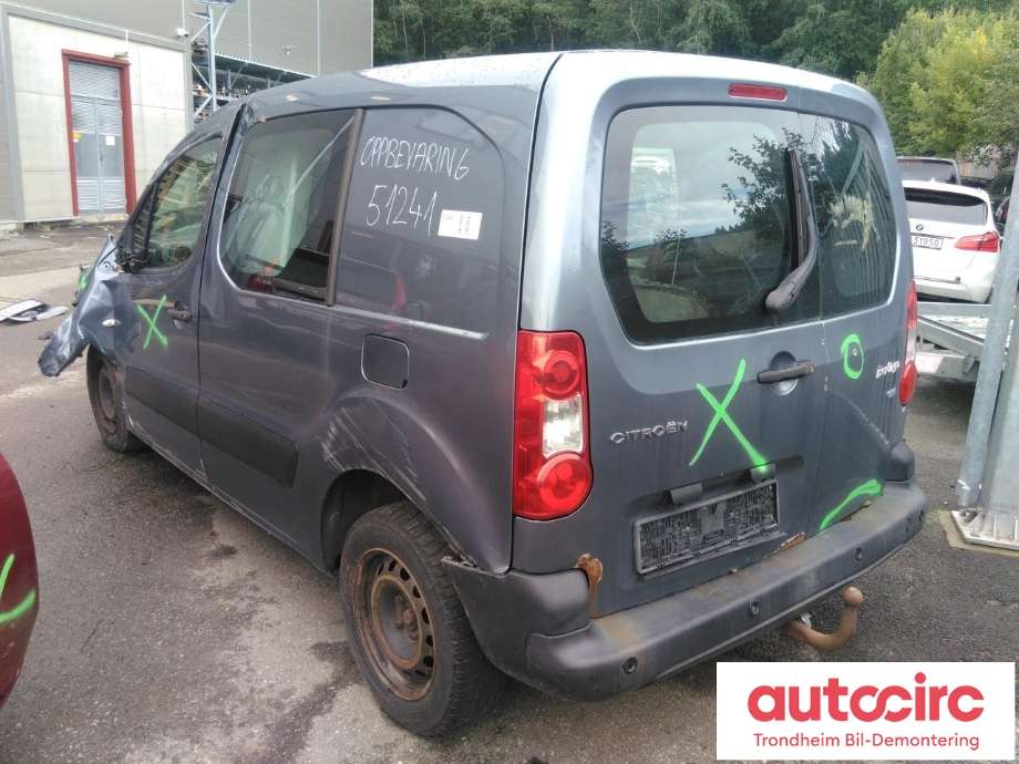 Citroën Berlingo 2008-2015 (Type II, Fase 1) , Motorkode: 9HF, Girkassekode: 