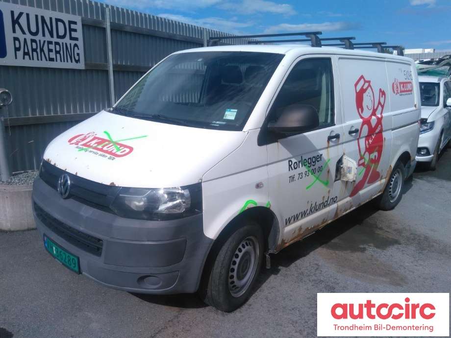 VW Transporter / Caravelle 2009-2015 (Fase 2) (T5) (T5), Motorkode: CAAC, Girkassekode: KQK