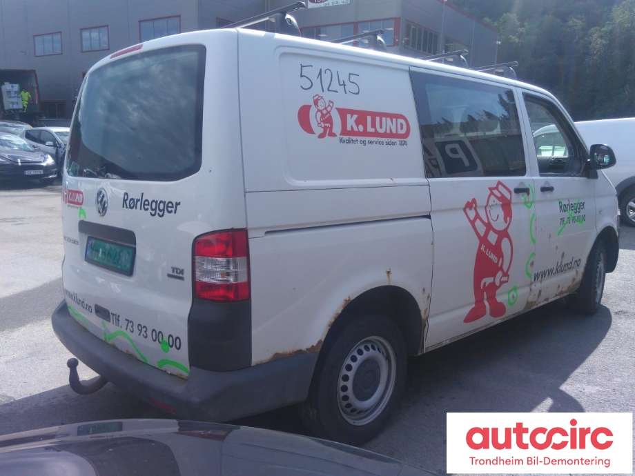 VW Transporter / Caravelle 2009-2015 (Fase 2) (T5) (T5), Motorkode: CAAC, Girkassekode: KQK