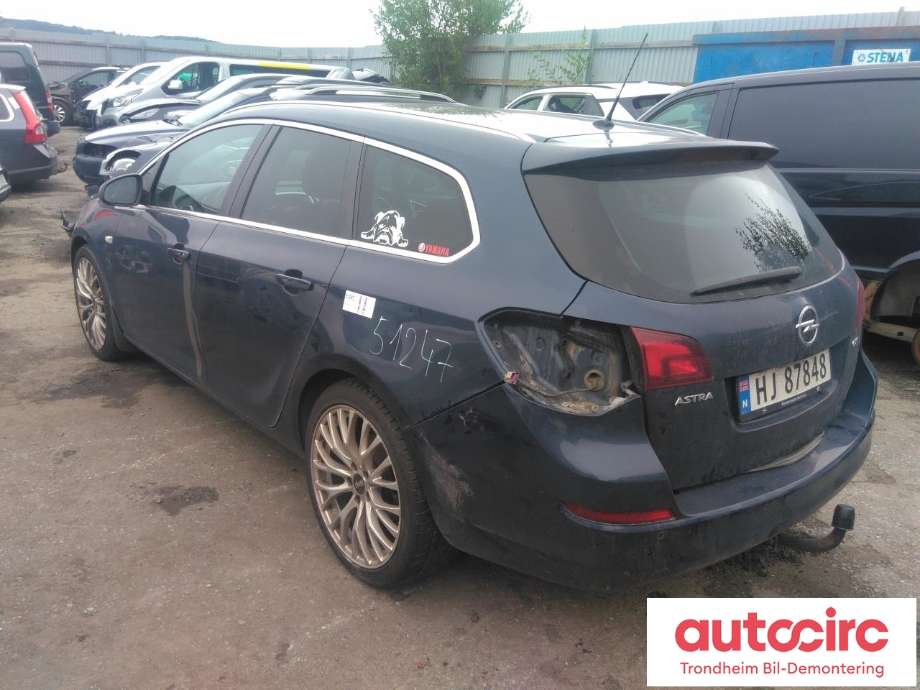 Opel Astra J 2010-2015 , Motorkode: A17DTJ, Girkassekode: MZ4