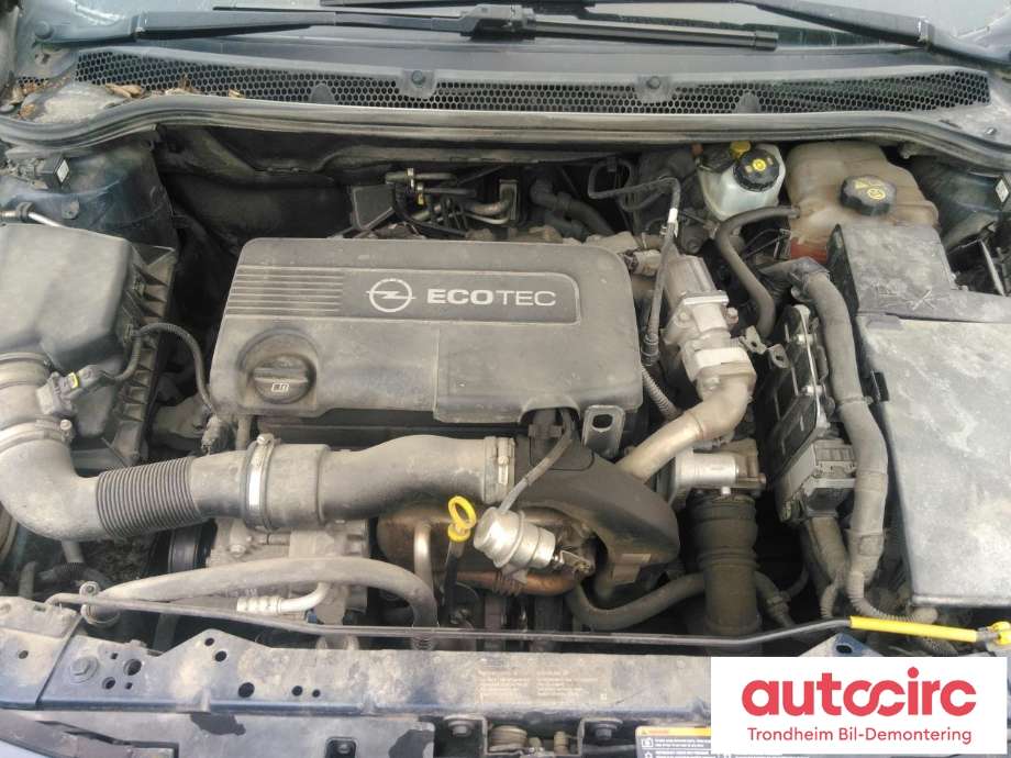 Opel Astra J 2010-2015 , Motorkode: A17DTJ, Girkassekode: MZ4