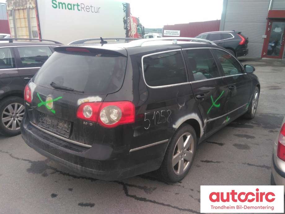 VW Passat 2005-2010 (B6) (B6), Motorkode: BKP, Girkassekode: 