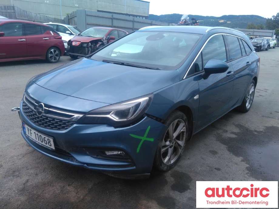 Opel Astra K 2015-->> , Motorkode: B14XFT, Girkassekode: MNU