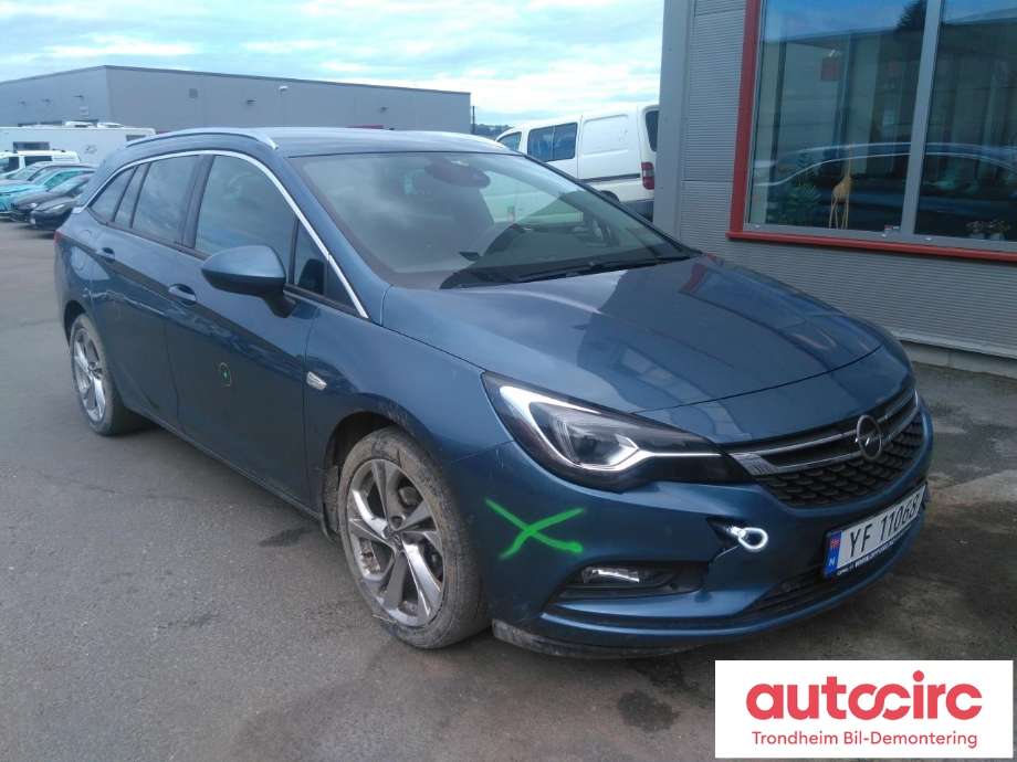 Opel Astra K 2015-->> , Motorkode: B14XFT, Girkassekode: MNU