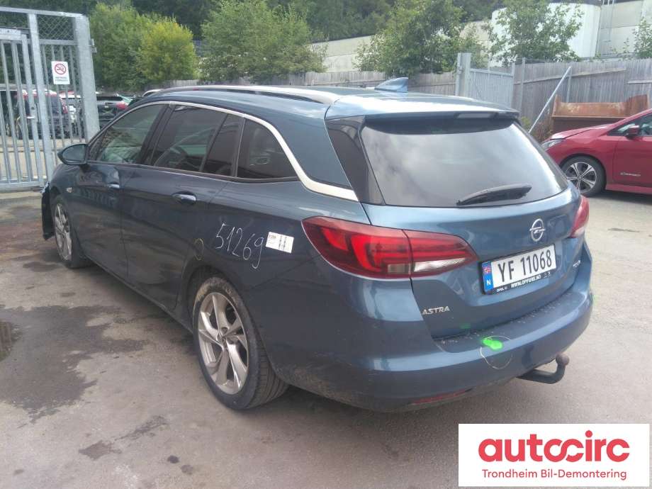Opel Astra K 2015-->> , Motorkode: B14XFT, Girkassekode: MNU