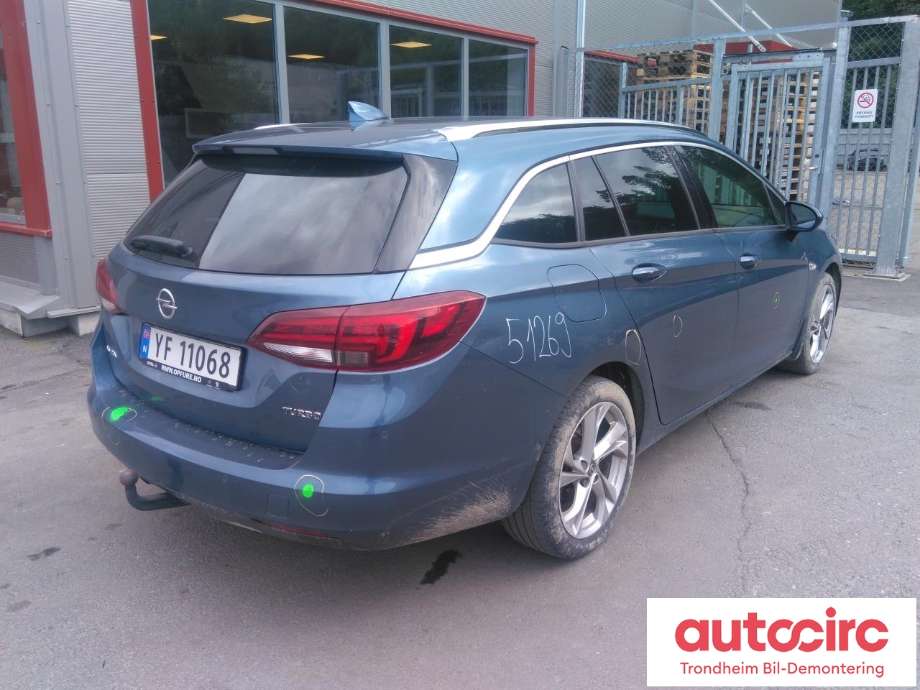 Opel Astra K 2015-->> , Motorkode: B14XFT, Girkassekode: MNU