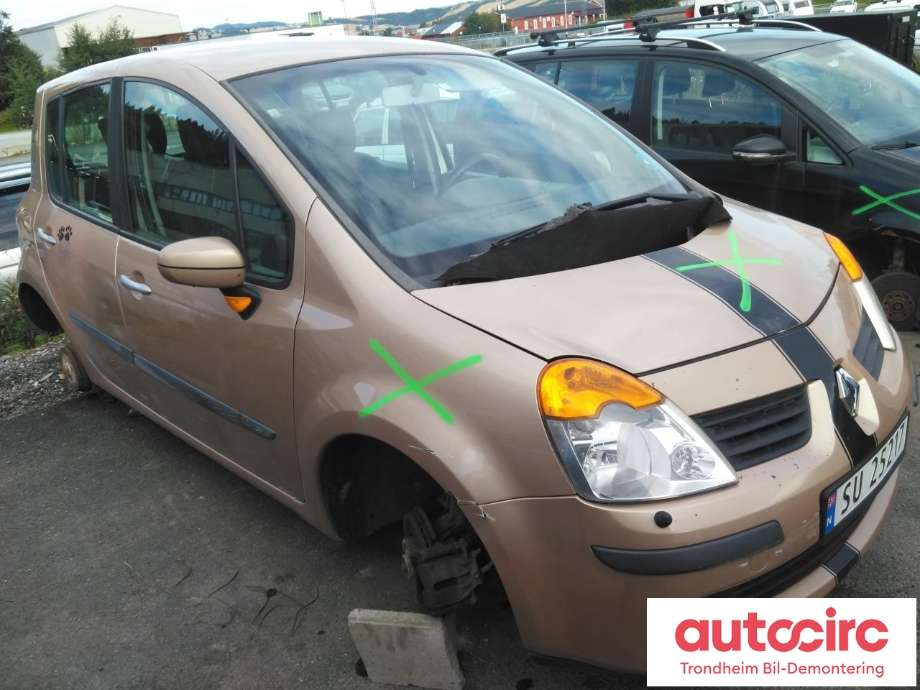 Renault Modus 2006-2008 , Motorkode: K4J G7, Girkassekode: JH3